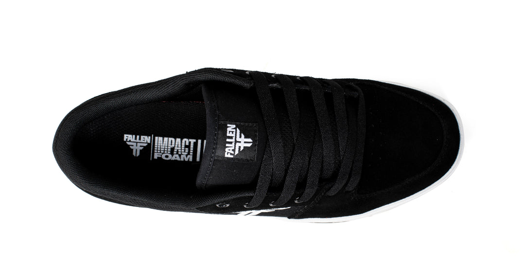 PATRIOT - BLACK / WHITE – Fallen Footwear Japan